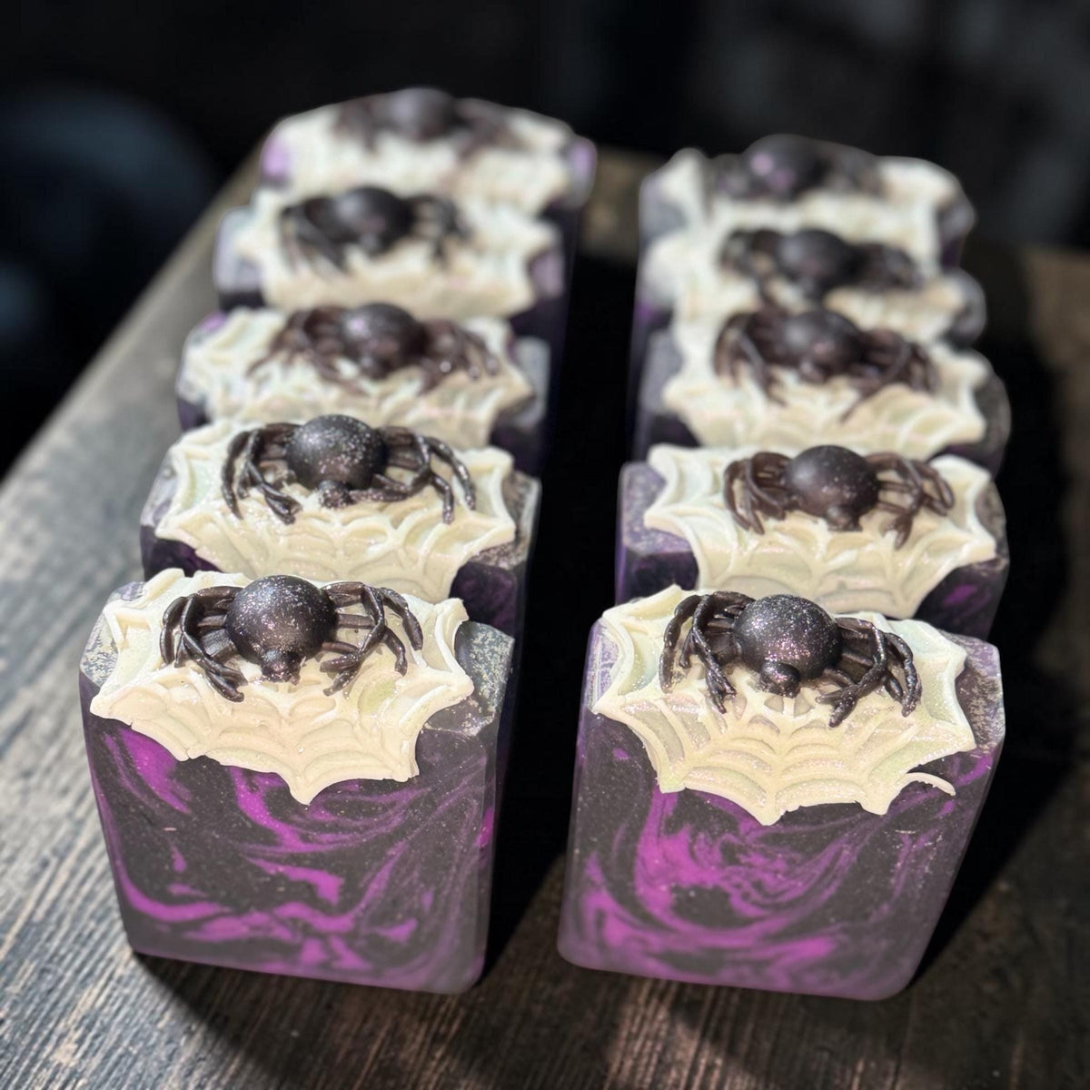 Black Widow- Horror Halloween Themed Soap. Scented in Autumn Nights