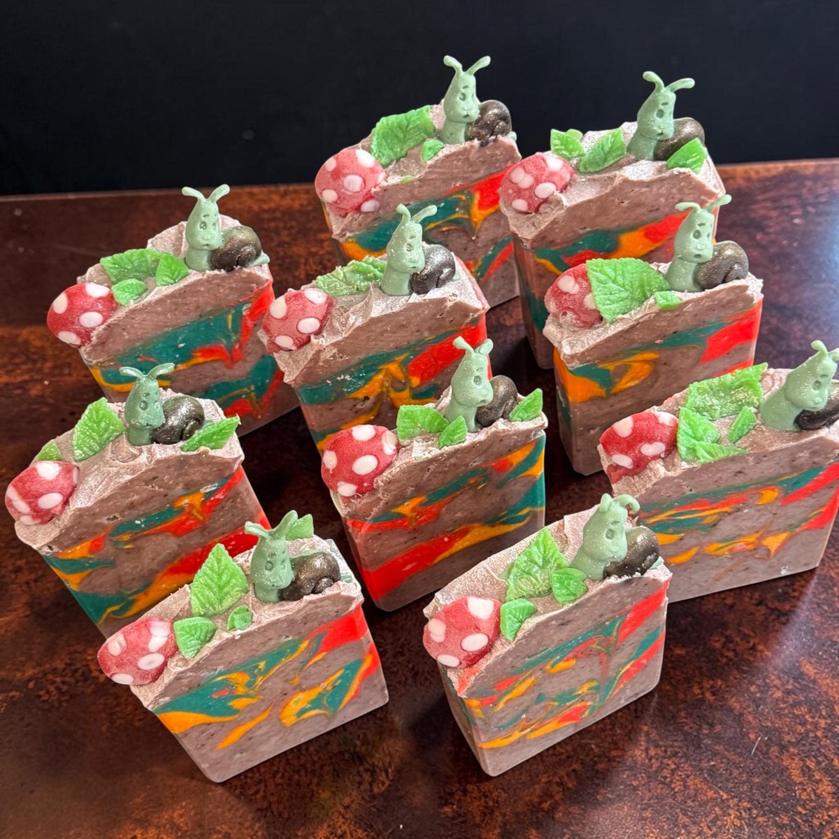 Mushroom Meadows Soap~ Scented in Drops of Rain, made with Tallow and Goat Milk