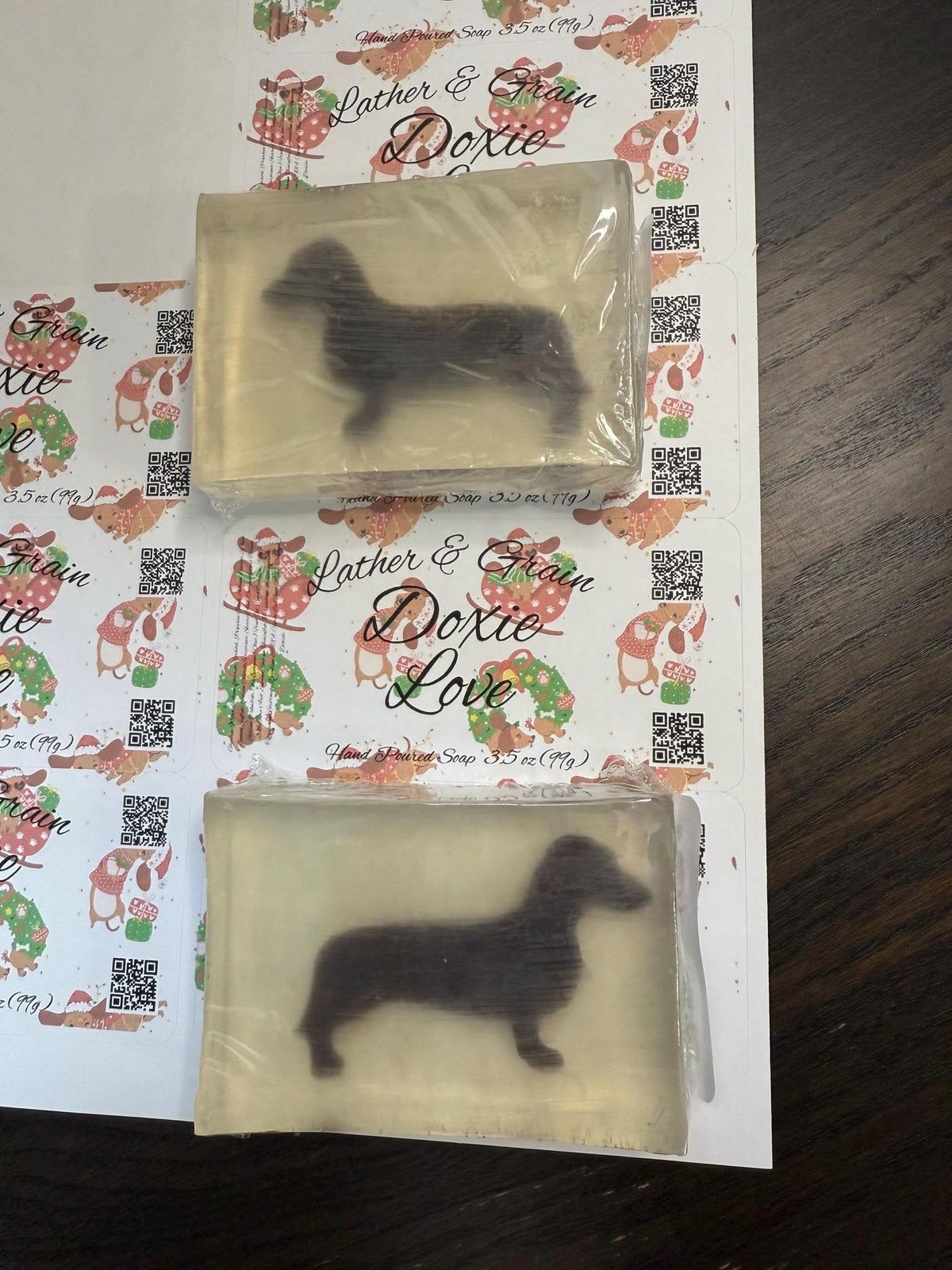 Doxie Love Bar Soap: Funny Stocking Stuffer, Many Scents to Choose From Dachshund Lovers