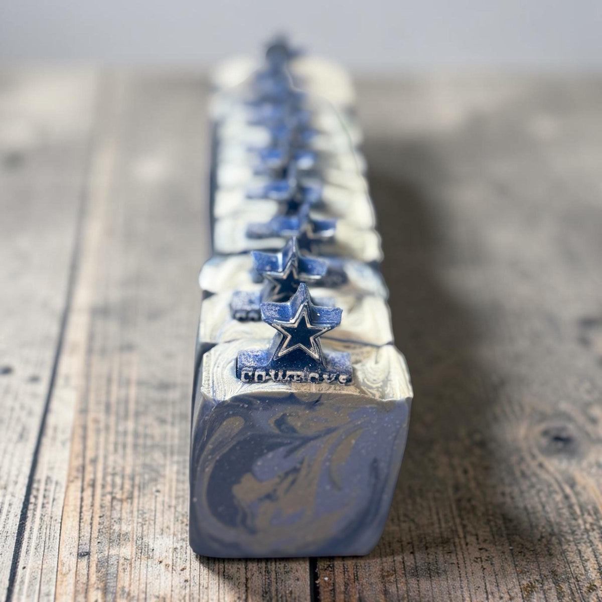 Rowdy Boys Football Soap – Scented in Barbershop- Great Sports Fan Gift! Handmade Tallow and Goat Milk Soap