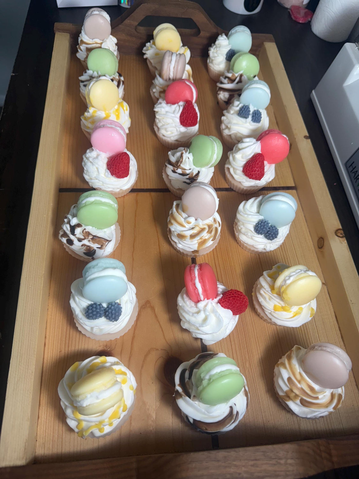 Cupcake Macaron Wax Melts- Several Scent Available