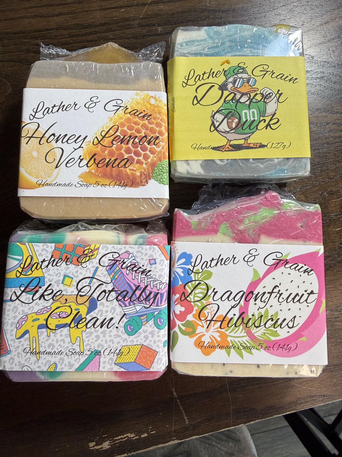 Dragonfruit Hibiscus Soap- With Creamy Buttermilk  and Exfoliating Poppyseeds