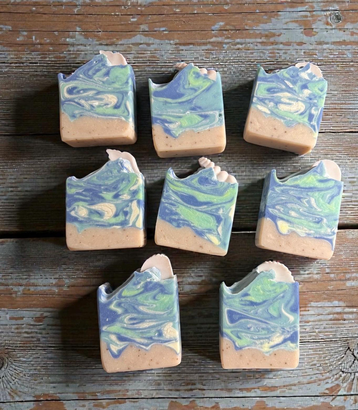 Pelican Shores Beach Bar Soap Scented in Ocean Breeze and Driftwood Or Coral Reef