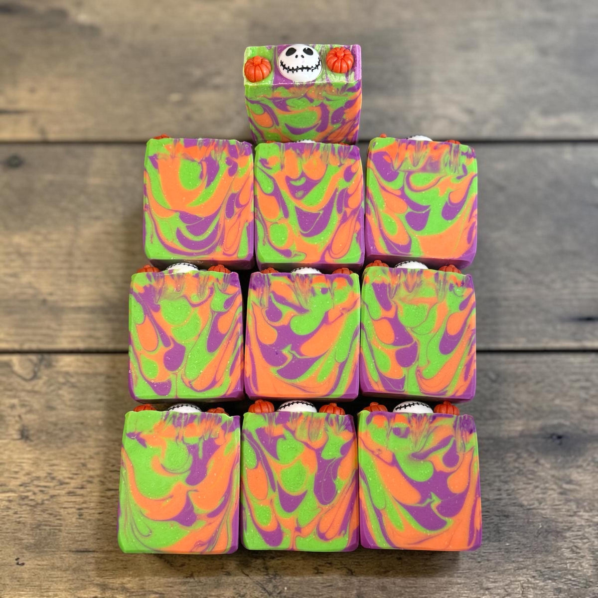 Magic in The Air- Halloween Themed Soap. Scented in Bone Daddy with Resin Charm on Top