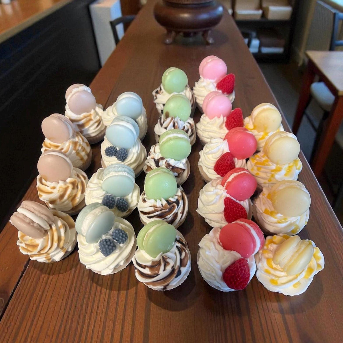 Cupcake Macaron Wax Melts- Several Scent Available