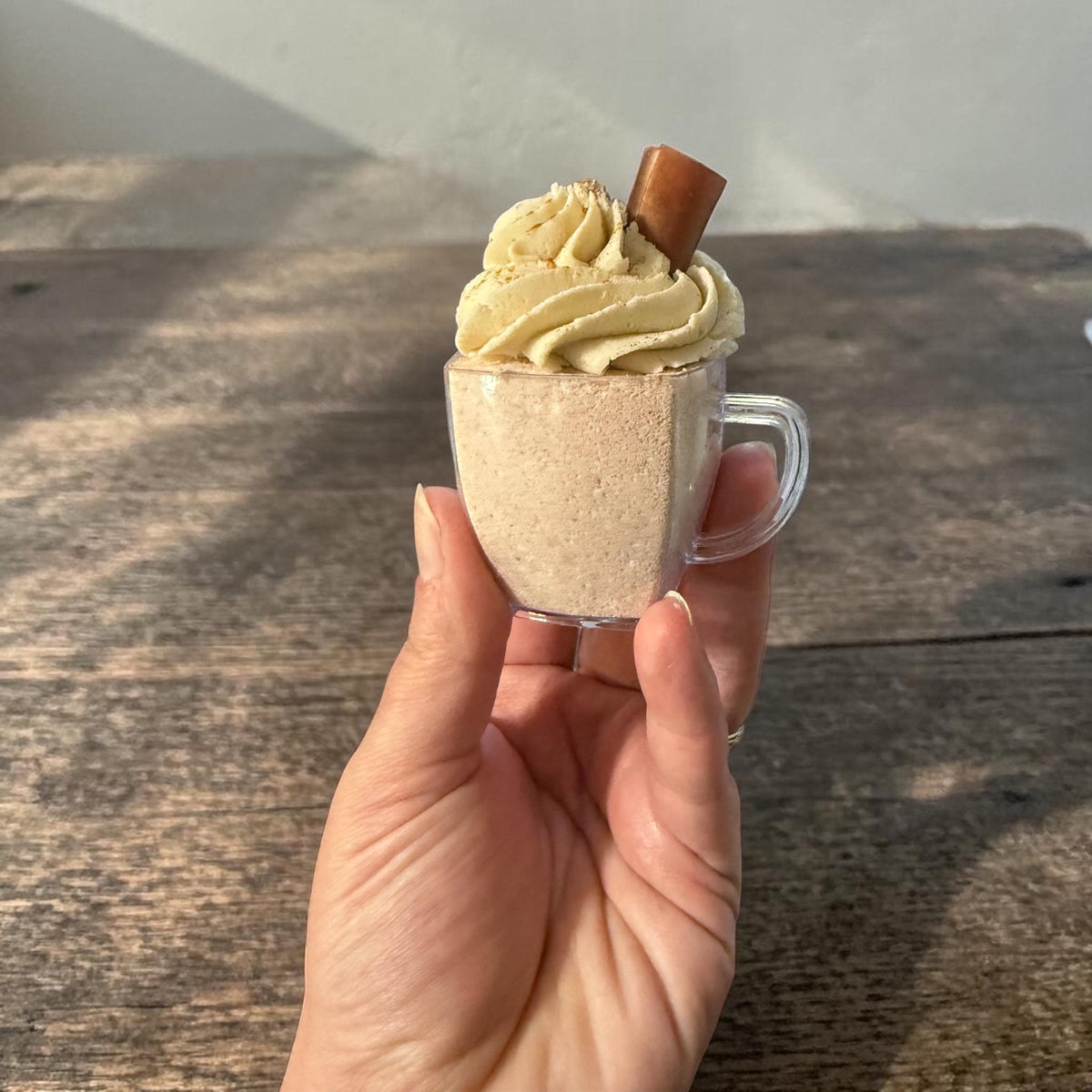 Espresso Bath Bomb- Topped with Bubble Frosting and Soap Coffee Beans