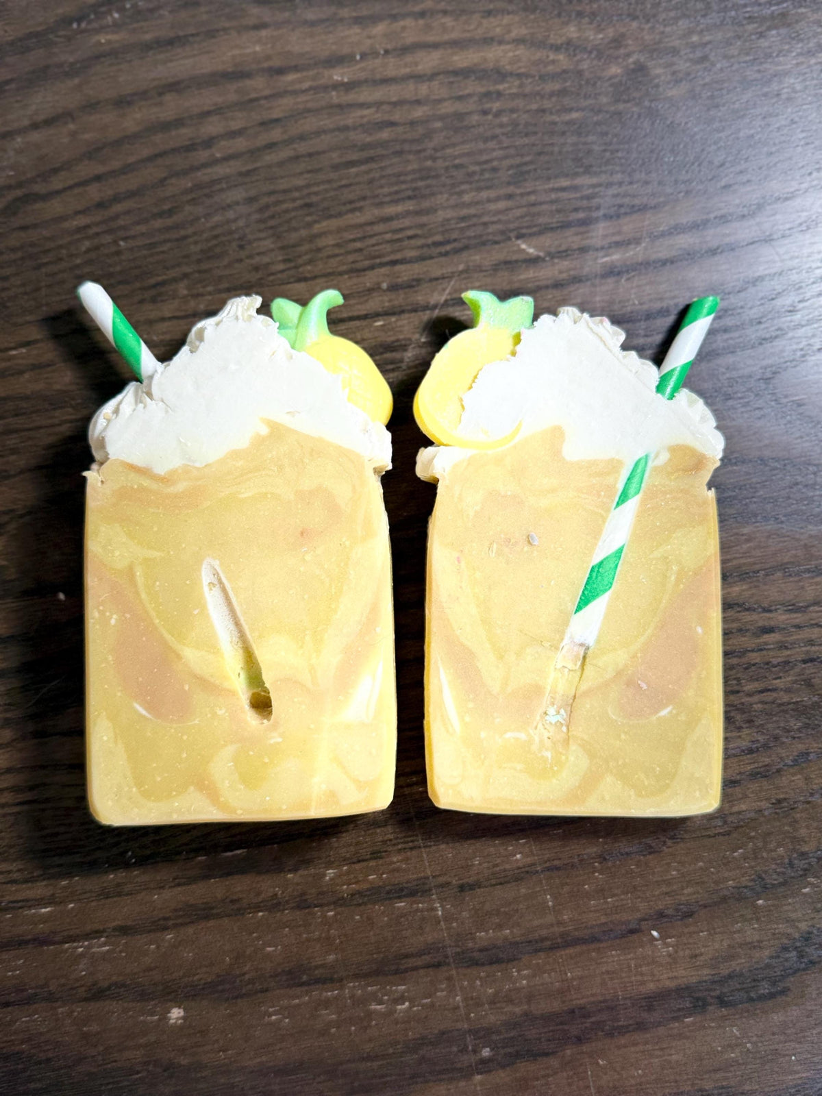 Pineapple Dole Whip Soap made with Tallow and Goat Milk -Handmade- Small Batch- Cold Process