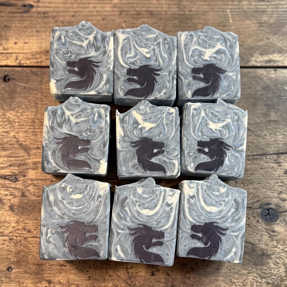 Dragon Themed Soap- Cinder Wash-Scented in King of the North-  Made with Tallow and Goat Milk