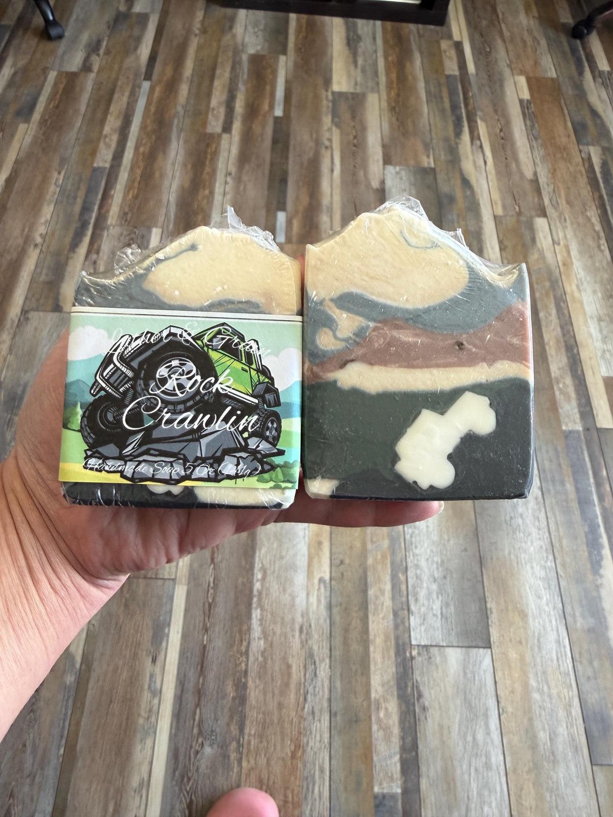 Tallow Goat Milk Soap - Leather & Cedar Scent, Jeep Off-Roader Gift