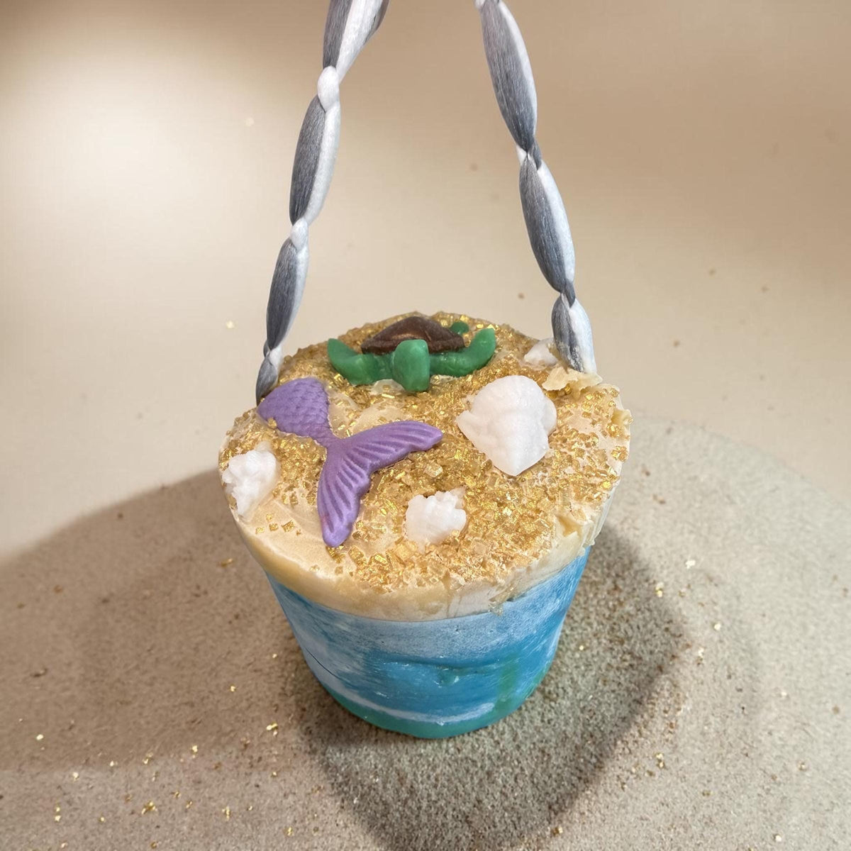 Beach Bucket Soap On A Rope – Scented in Beachy Waves ~ Super Cute Summer Soap