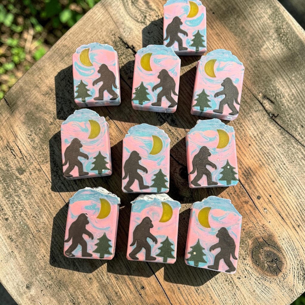 Sasquatch Tallow and Goat Milk Soap -Scented in Woodland Elves