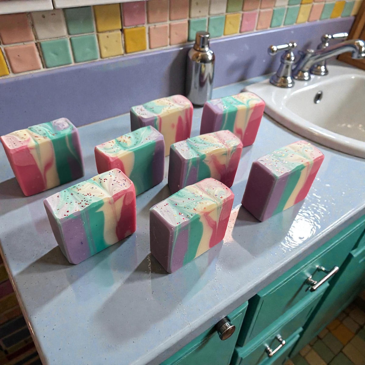 Like, Totally Clean! 80s Throwback Soap, BlackBerry Sugar Scented with Buttermilk