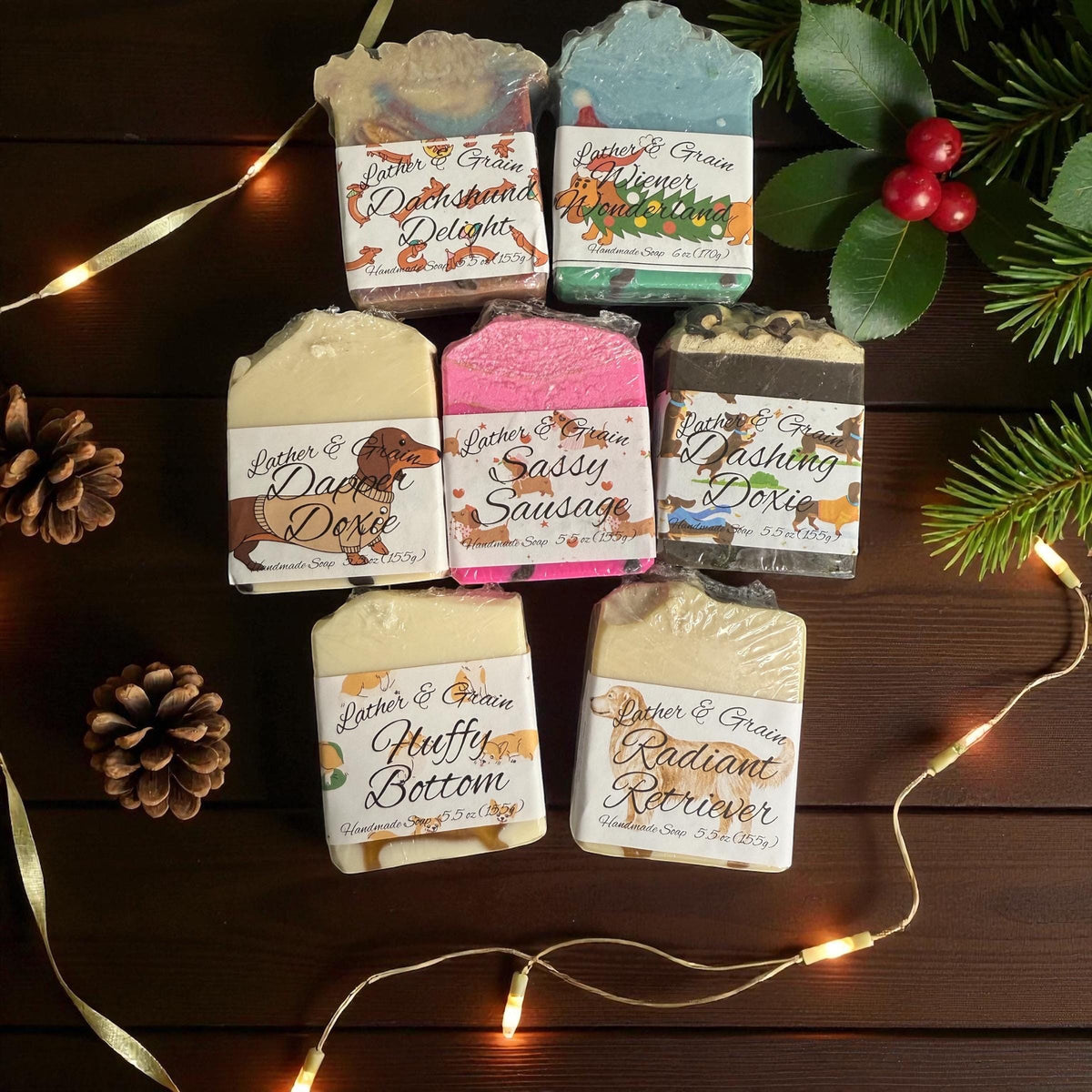 Radiant Retriever Dog Lover Soap: Santiago Huckleberry Scent