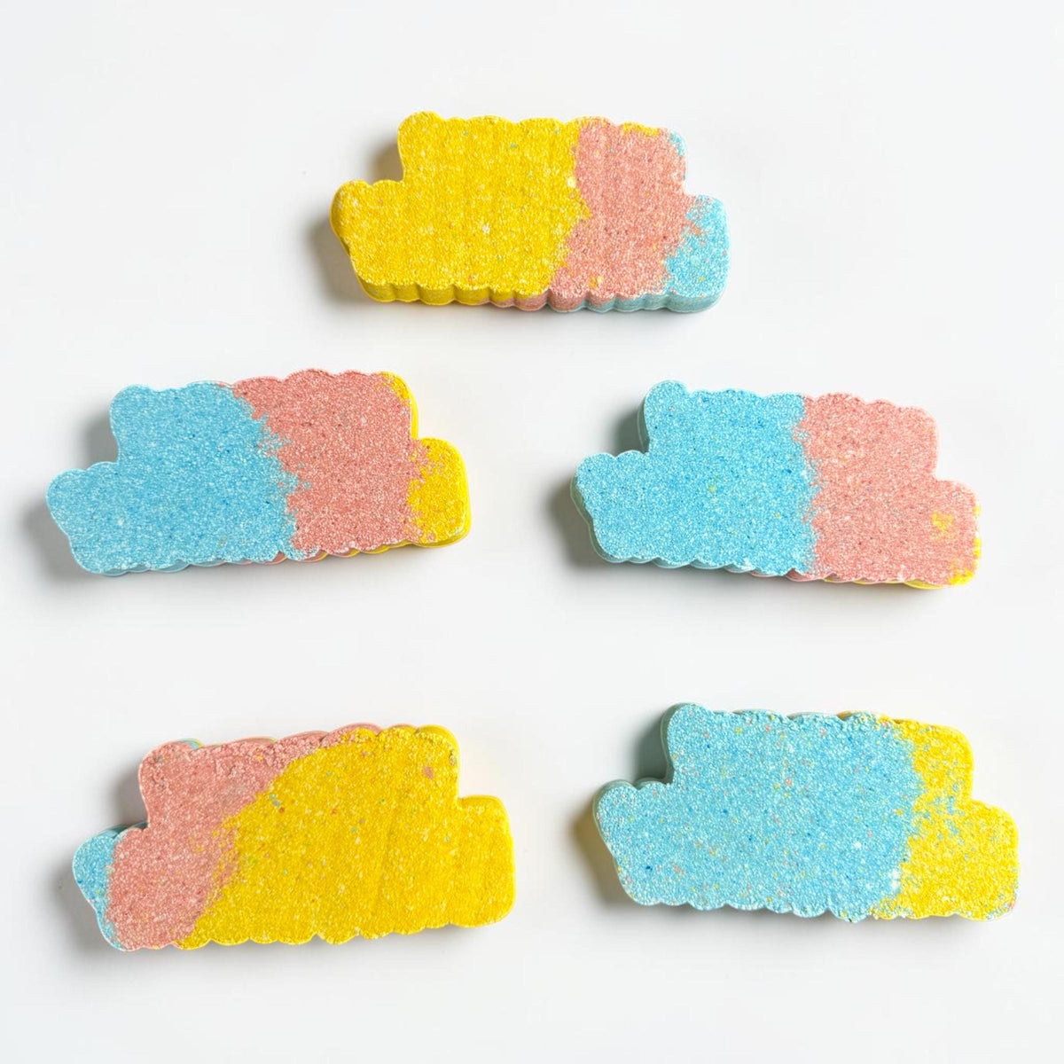 Happy Birthday Bath Bombs – Birthday Cake Scent- Fun Rainbow Colored-