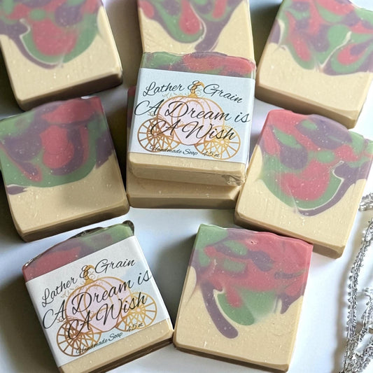 A Dream is a Wish: Fairytale Artisan Soap – Coconut Milk, Shea Butter, Sparkly Sweet Scent