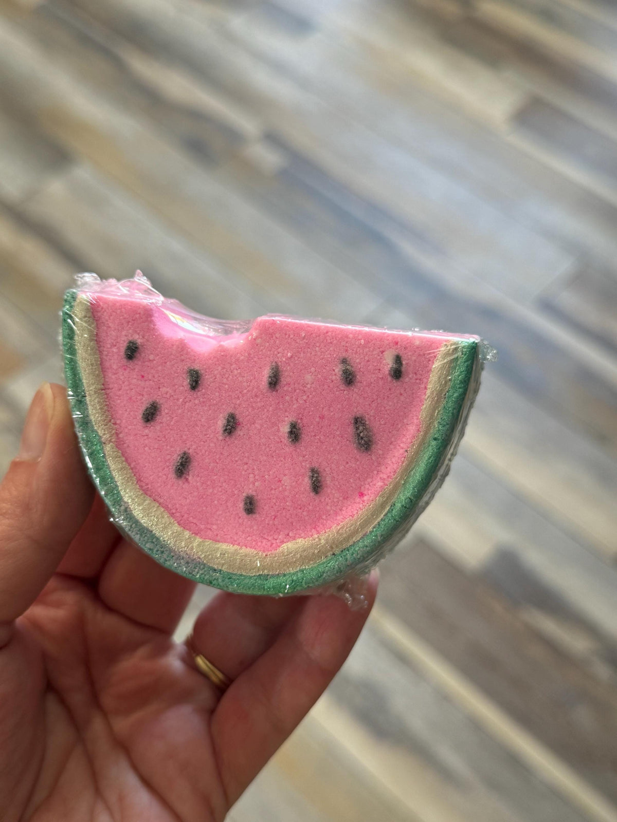 Watermelon Sugar Bath Bomb – Hand Pressed Summertime Relaxation