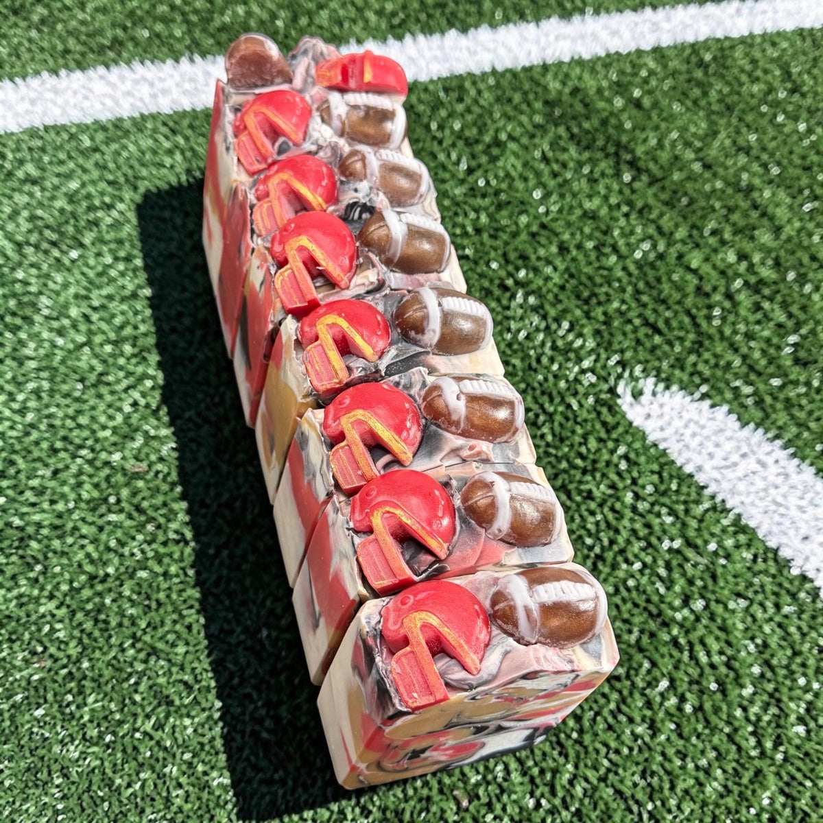 Faithful Football Handmade Soap – Scented in Cactus and Sea Salt ~ Great Sports Fan Gift!