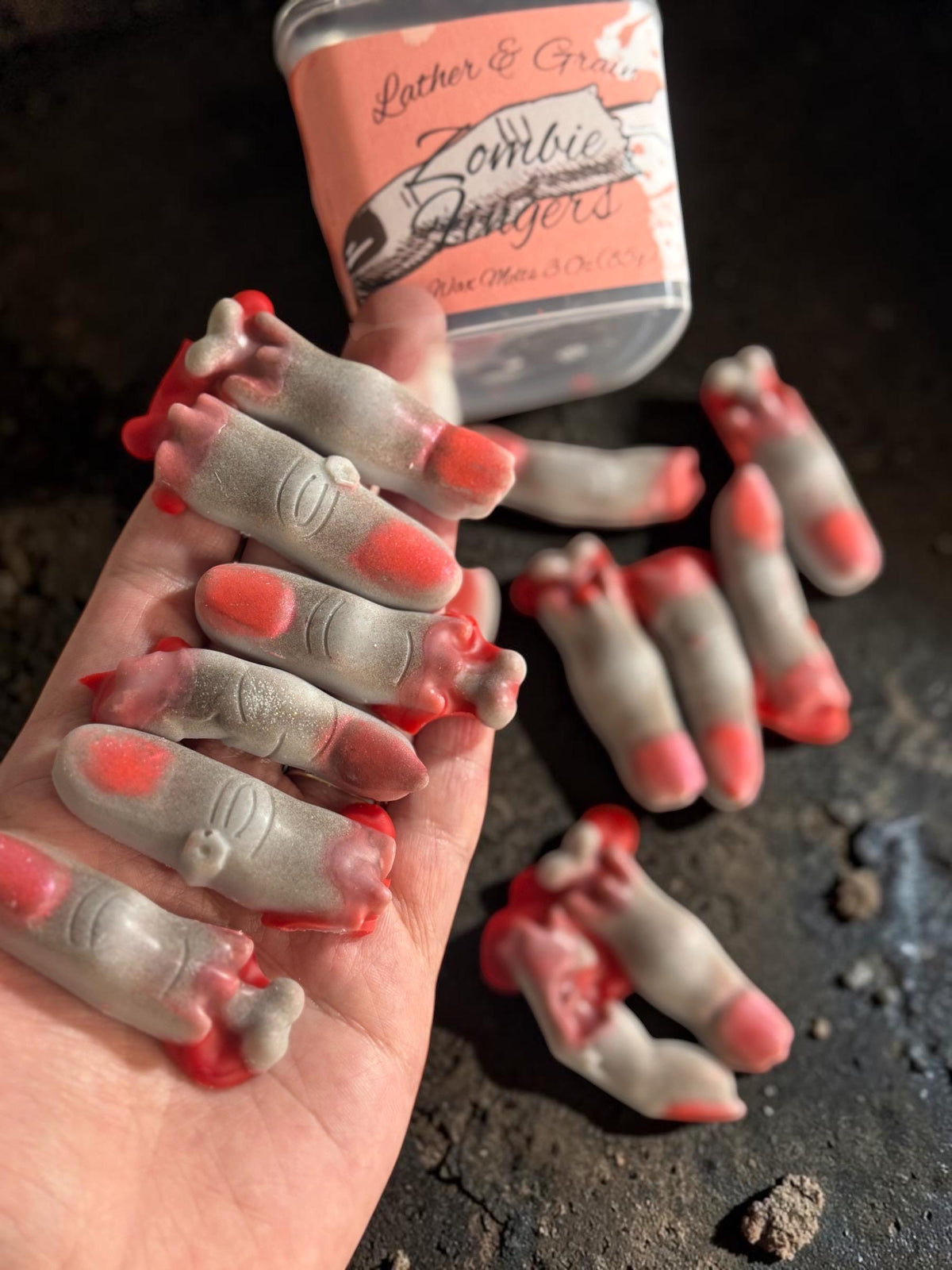 Bloody Zombie Fingers: Horror Shape Tarts- Long Lasting Summerween Scents