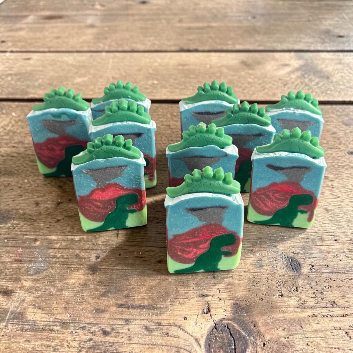 Soap-asaurus Rex~  Dinosaur Themed Soap, Scented in Volcano