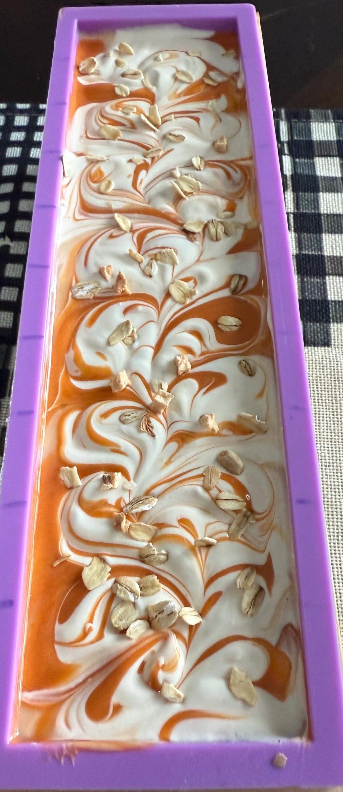 Banana Oatmeal Goat Milk Soap- Lightly Scented