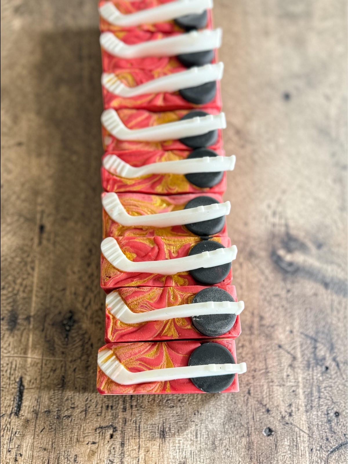 Unique Ice Hockey Soap - Top Shelf Suds~ Made with Tallow and Goat Milk - Portland Team Inspired Scented with Frozen Lakes